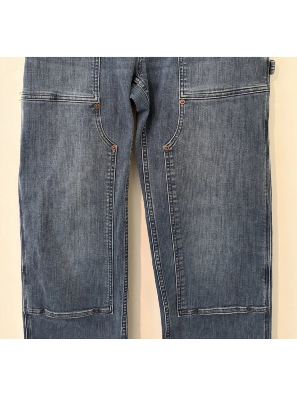 Duluth Trading Jeans Double Knee Denim Carpenter Jeans Women’s Size 8 Regular - Picture 3 of 15